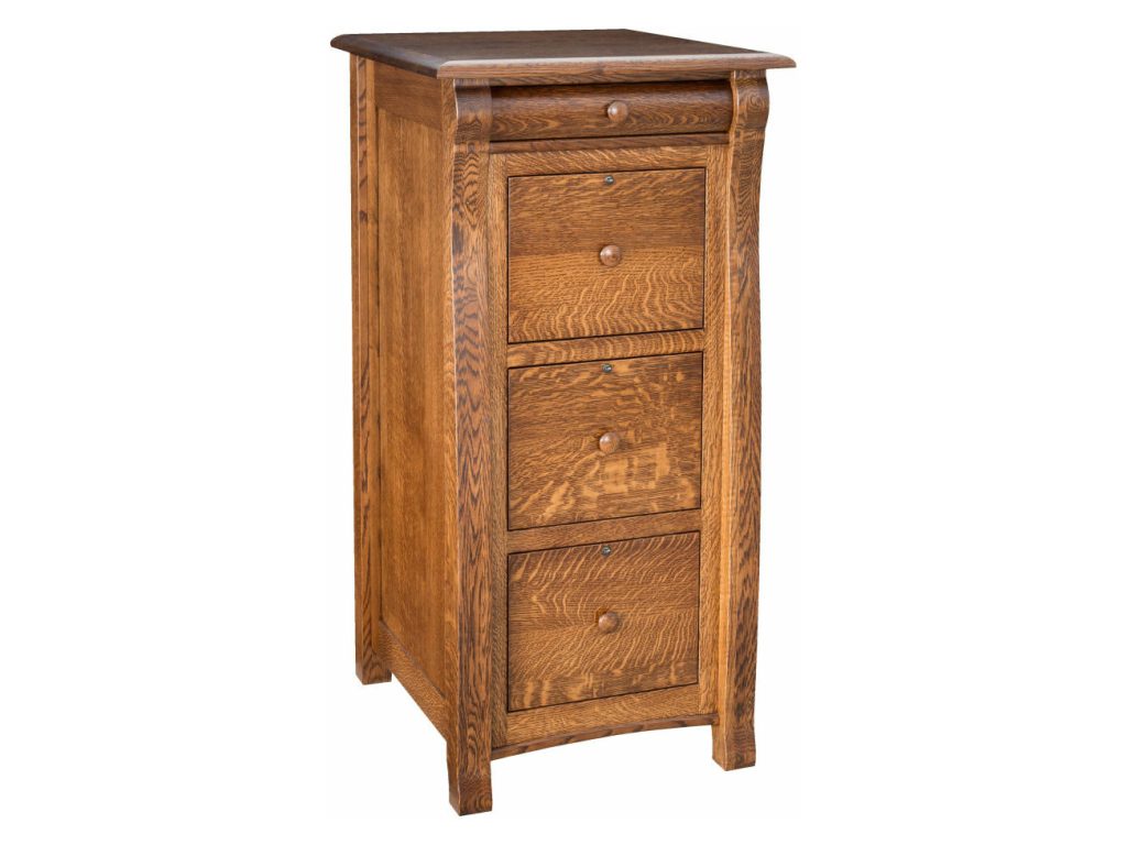Amish Furniture of NE Castlebury 4 Drawer File Cabinet
