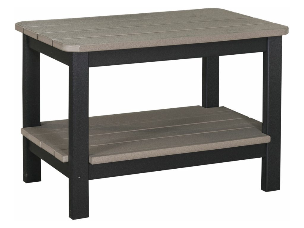 Amish Furniture of NE Coffee Table with Double Shelf