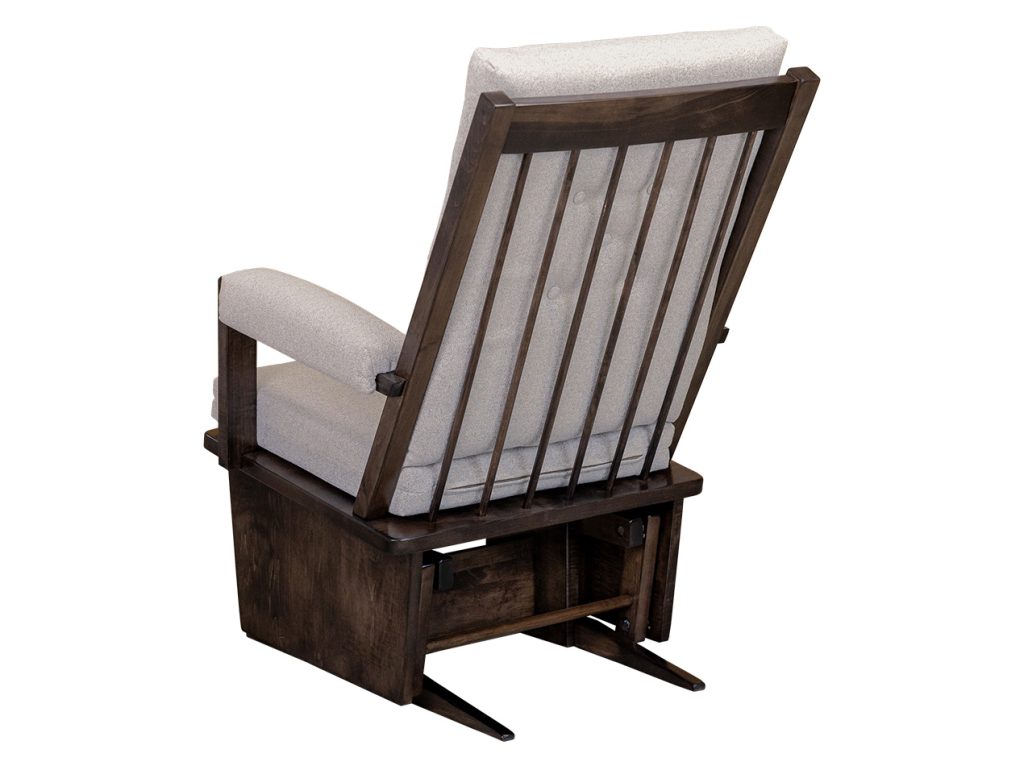 Amish Furniture of NE Remi Glider and Ottoman Swivels & Glider, alternate view