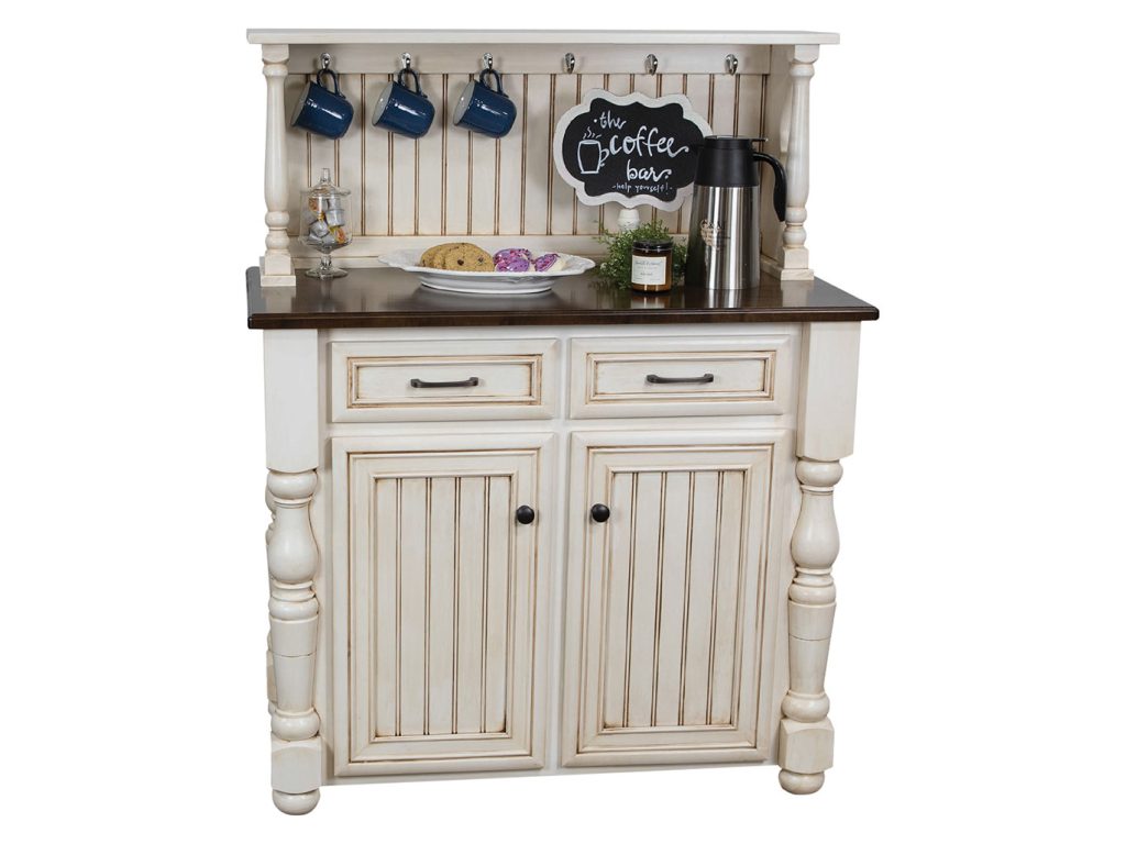 Amish Furniture of NE Farmhouse Coffee Bar Cabinet
