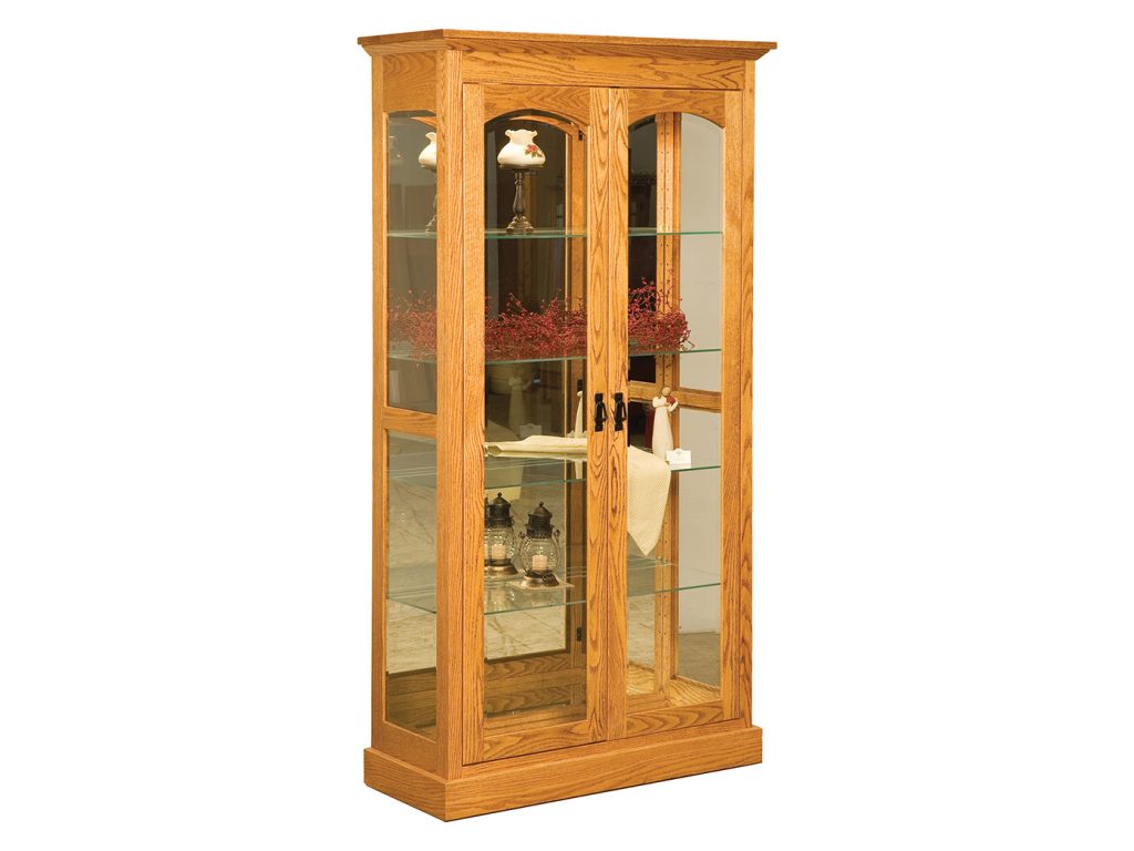 Amish Furniture of NE Mission Curio Cabinet