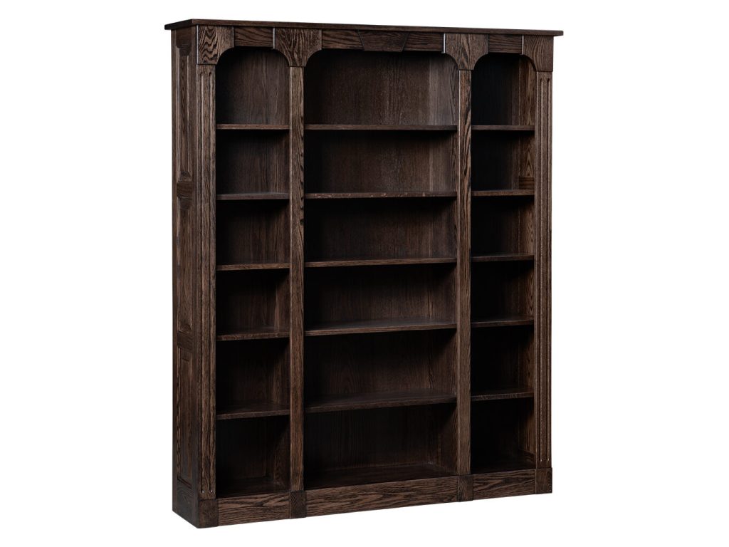 Amish Furniture of NE Northport 3 Bay Bookcase