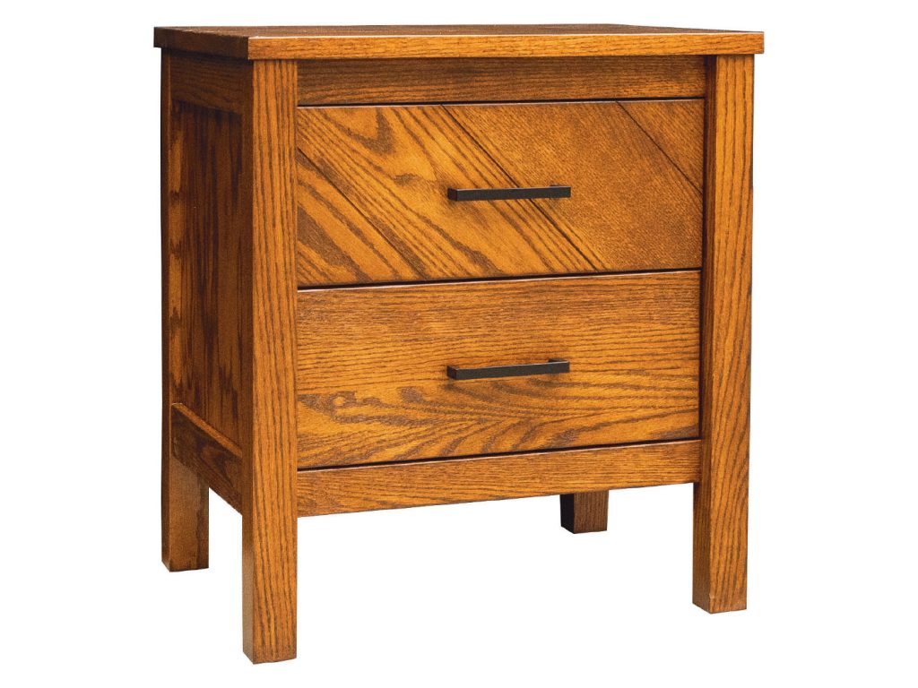 Amish Furniture of NE Hampton Bay 2 Drawer Nightstand