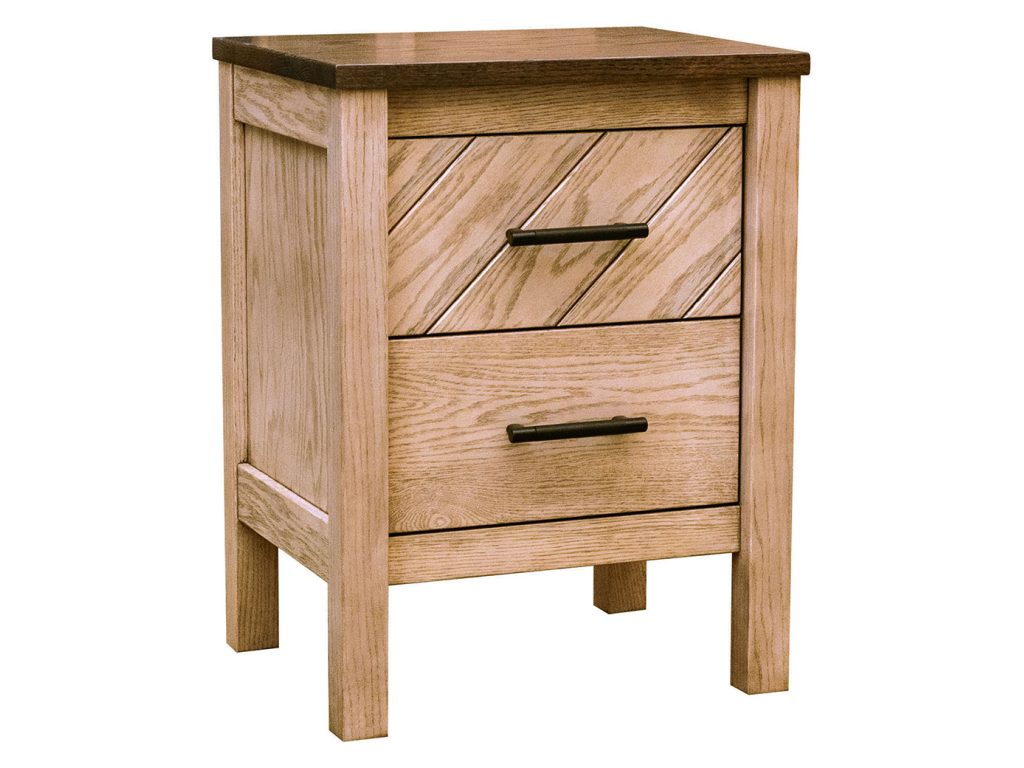 Amish Furniture of NE Hampton Bay 2 Drawer Nightstand