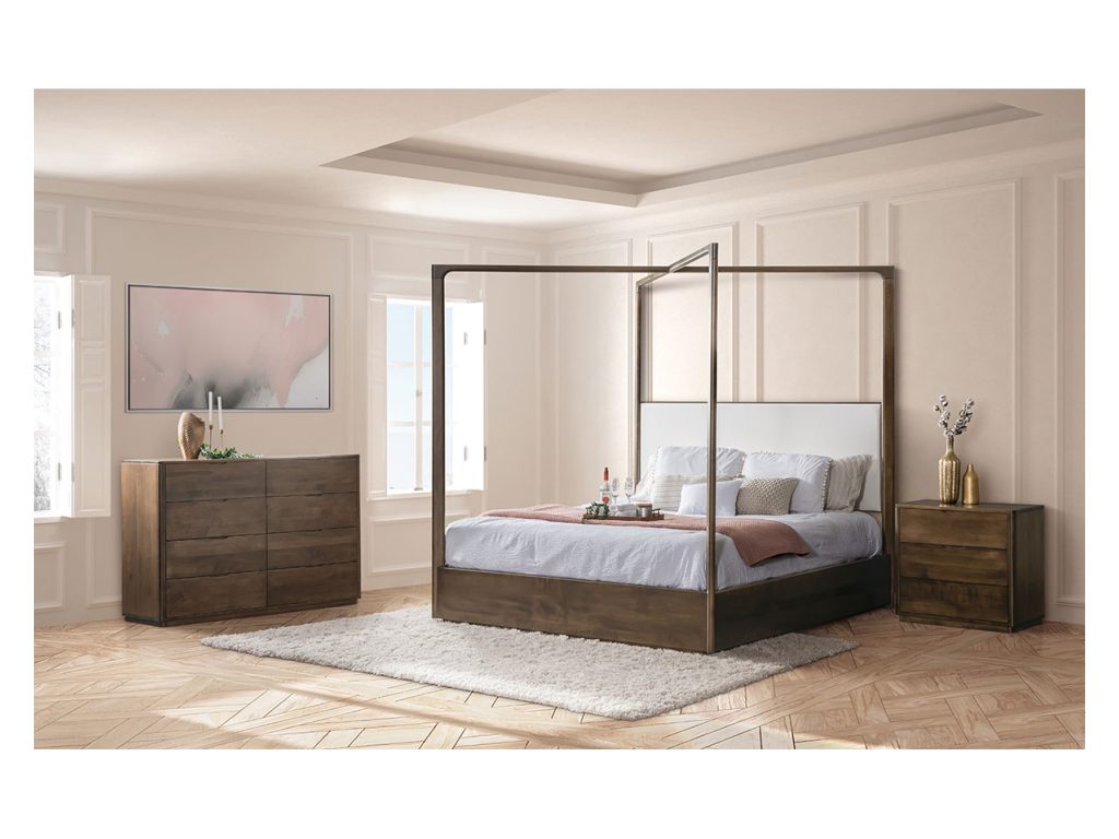 Amish Furniture of NE Lacie Platform Canopy Bed, alternate view