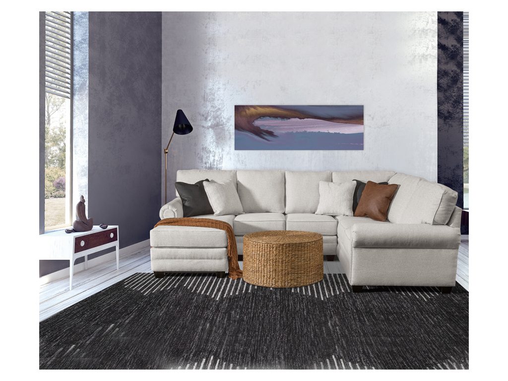 Amish Furniture of NE Ellington Sofa Panel Arm, alternate view