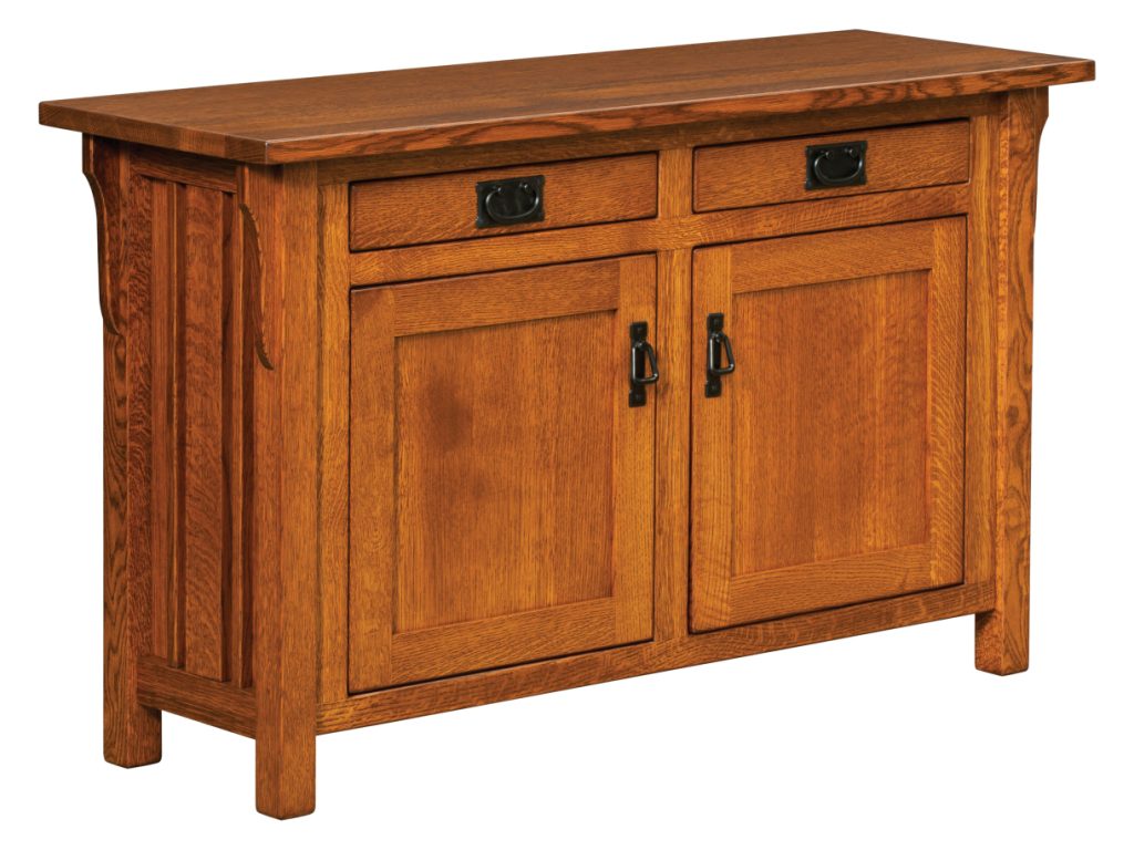 Amish Furniture of NE Elliot Mission Sofa Cabinet