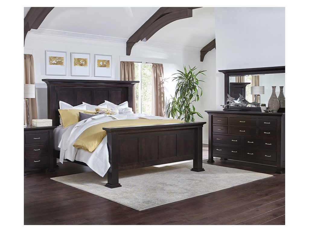Amish Furniture of NE Empire Vanity Dresser Mirror, alternate view