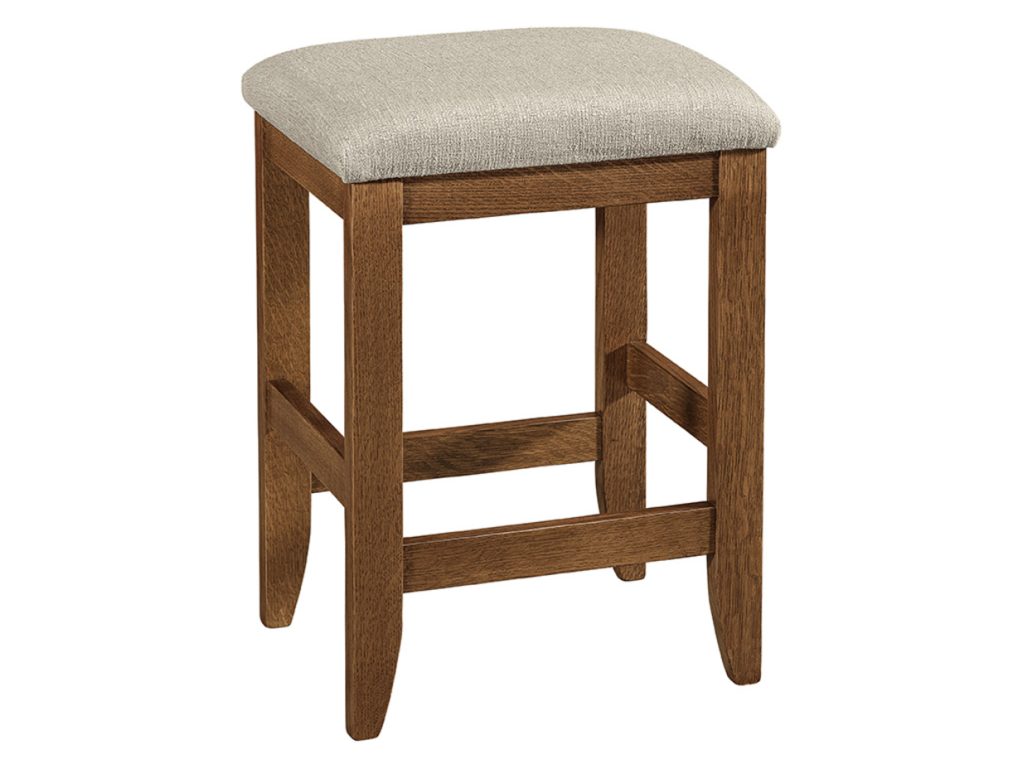 Amish Furniture of NE Clifton Stool, alternate view