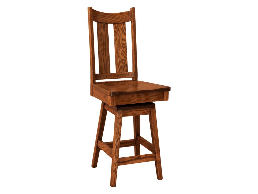 Amish Furniture of NE Aspen Swivel Bar Stool