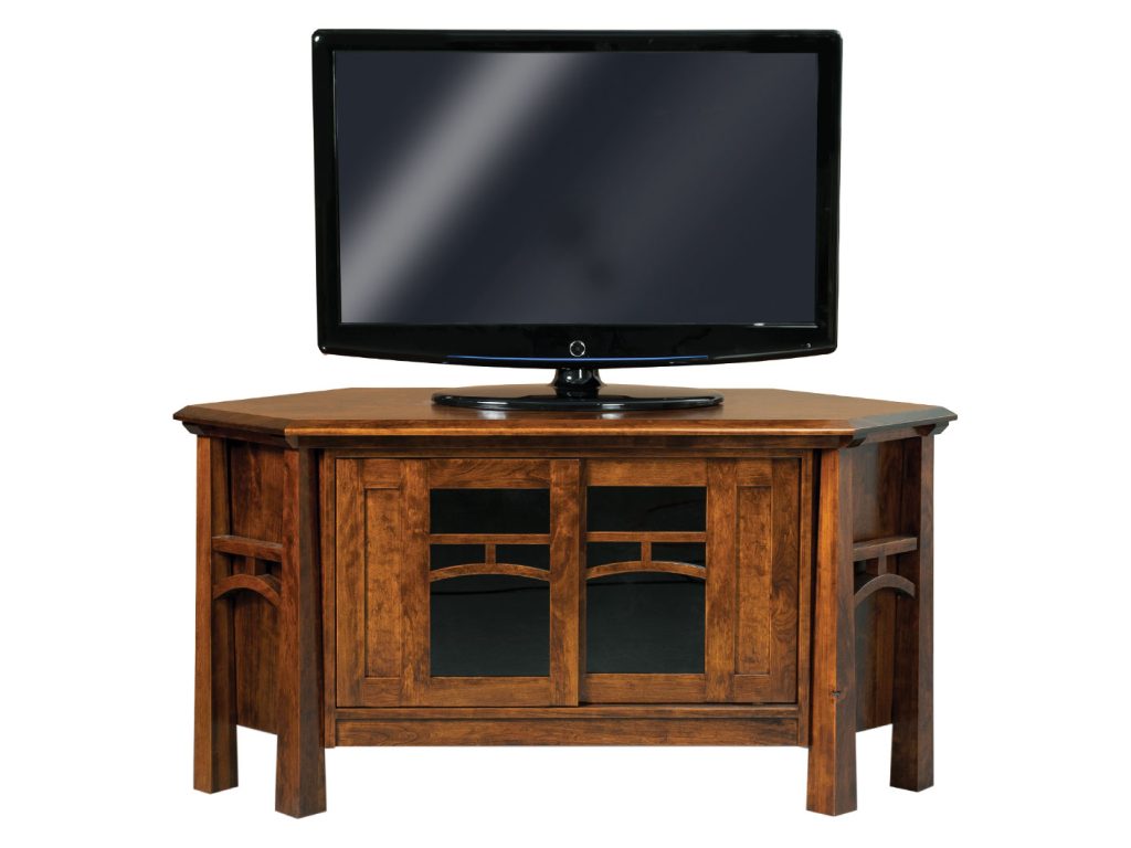 Amish Furniture of NE Artesa Corner Console Cart