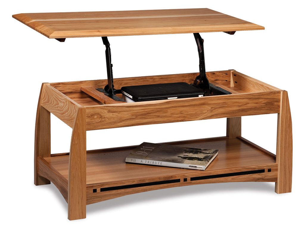 Amish Furniture of NE Boulder Creek Lift Top Coffee Table
