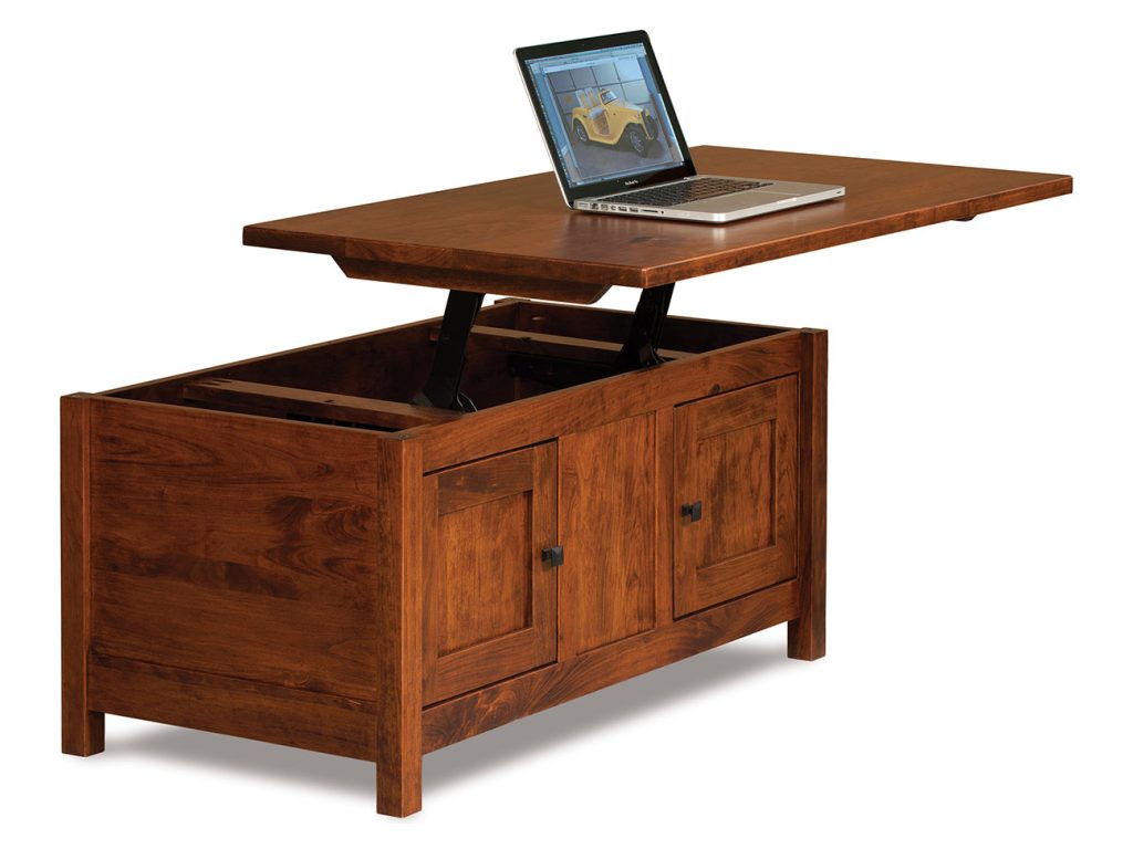 Amish Furniture of NE Centennial Enclosed Lift Top Coffee Table