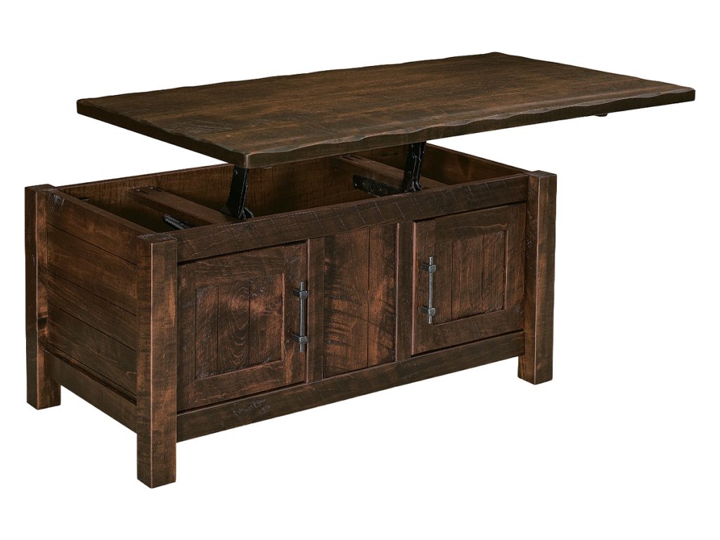 Amish Furniture of NE Houston Enclosed Lift Top Coffee Table