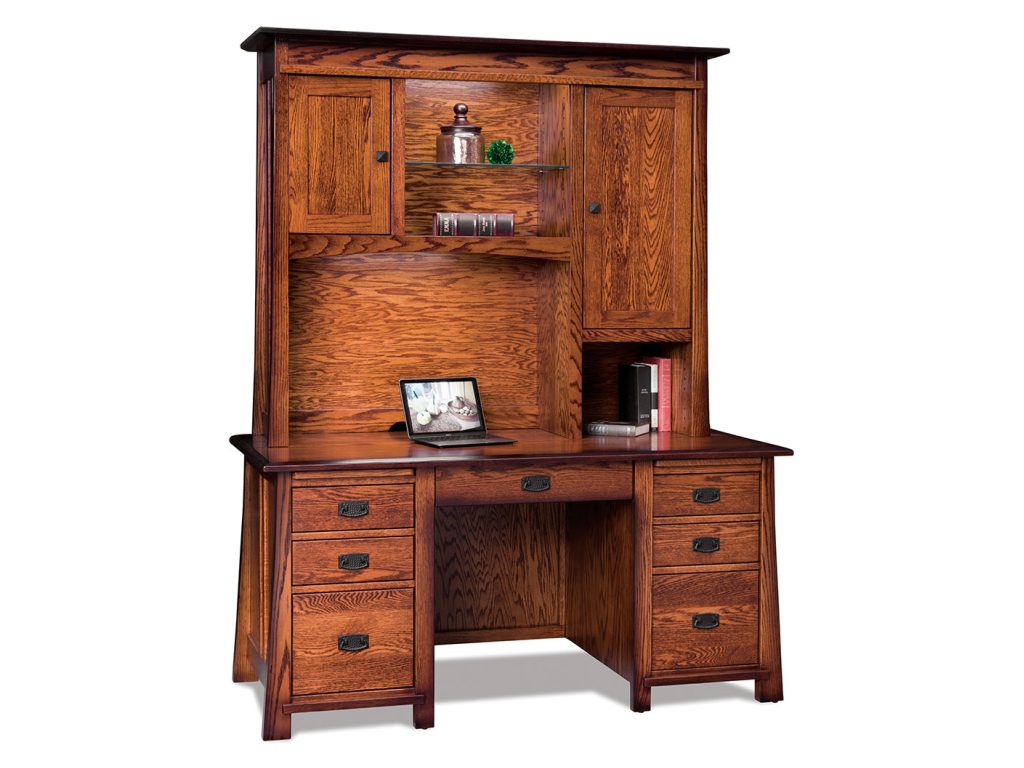 Amish Furniture of NE Grant Hutch And Desk