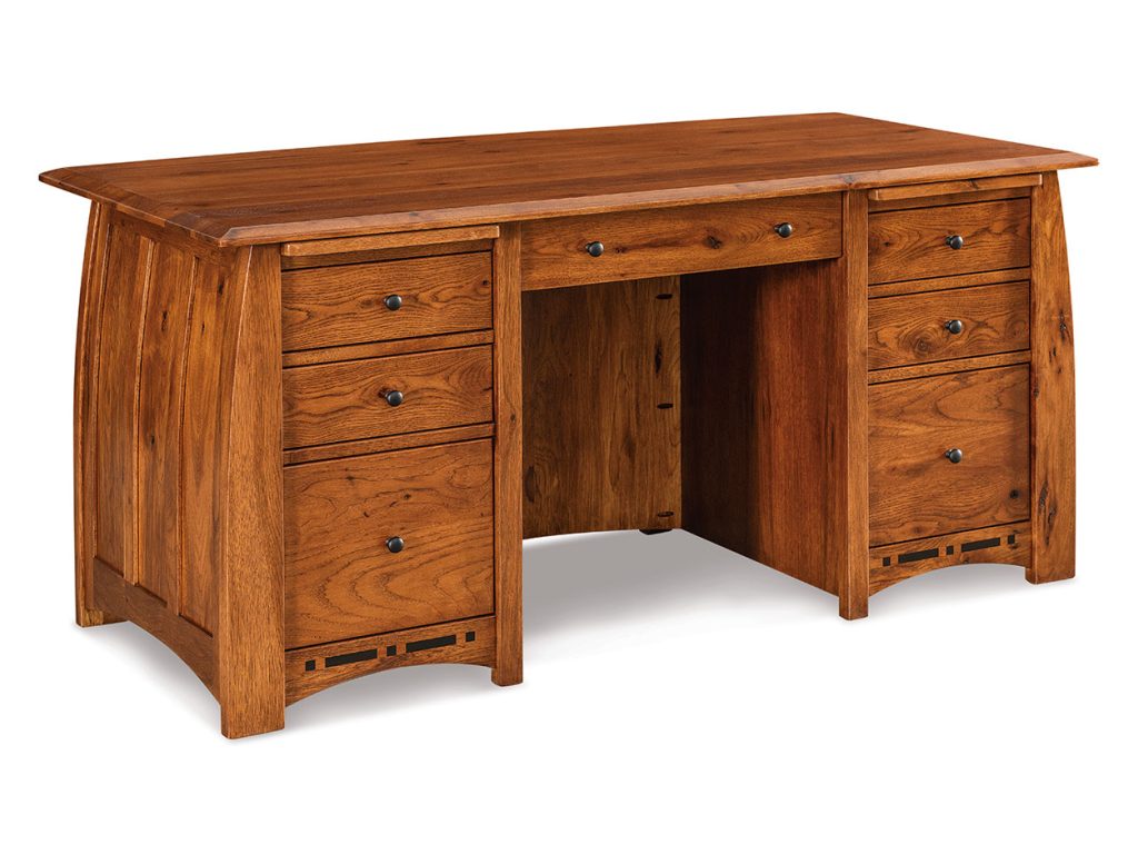 Boulder Creek Curved Top Desk Base Writing Desk