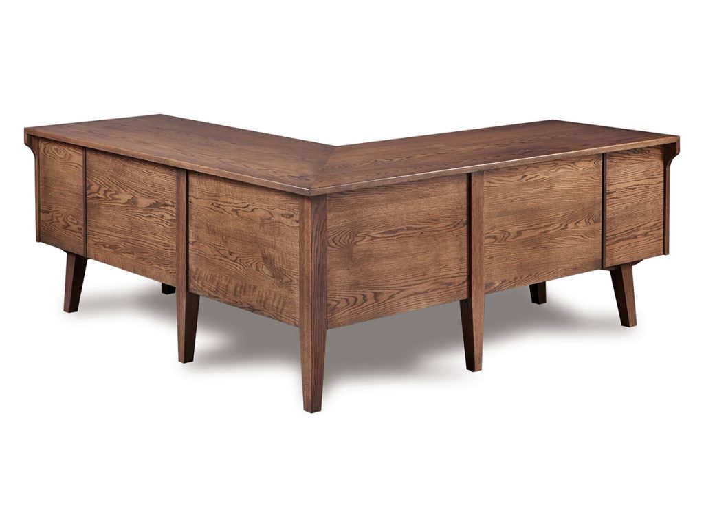 Marina L Desk Executive Desk, alternate view