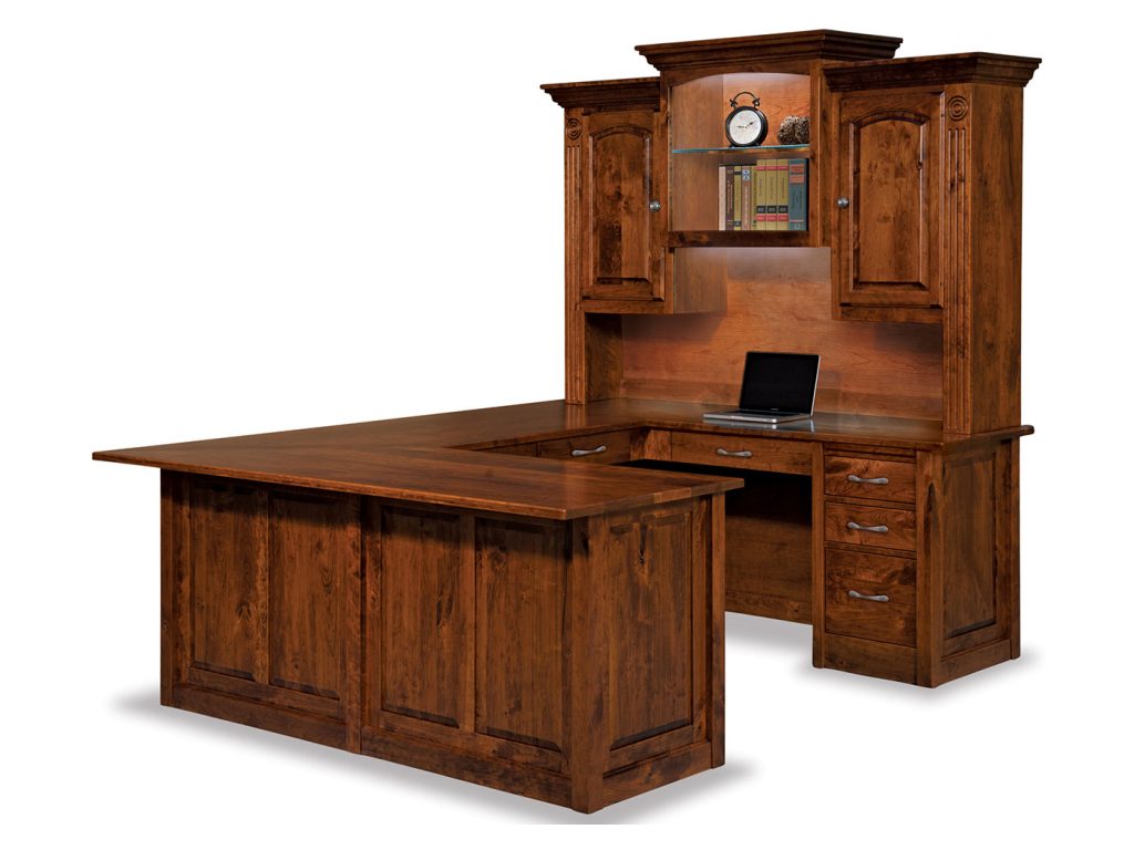 Amish Furniture of NE Victorian Wrap Around Desk