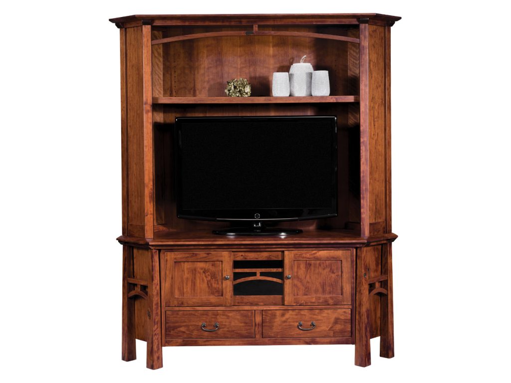 Artesa 2 Piece Media Corner Console with Hutch