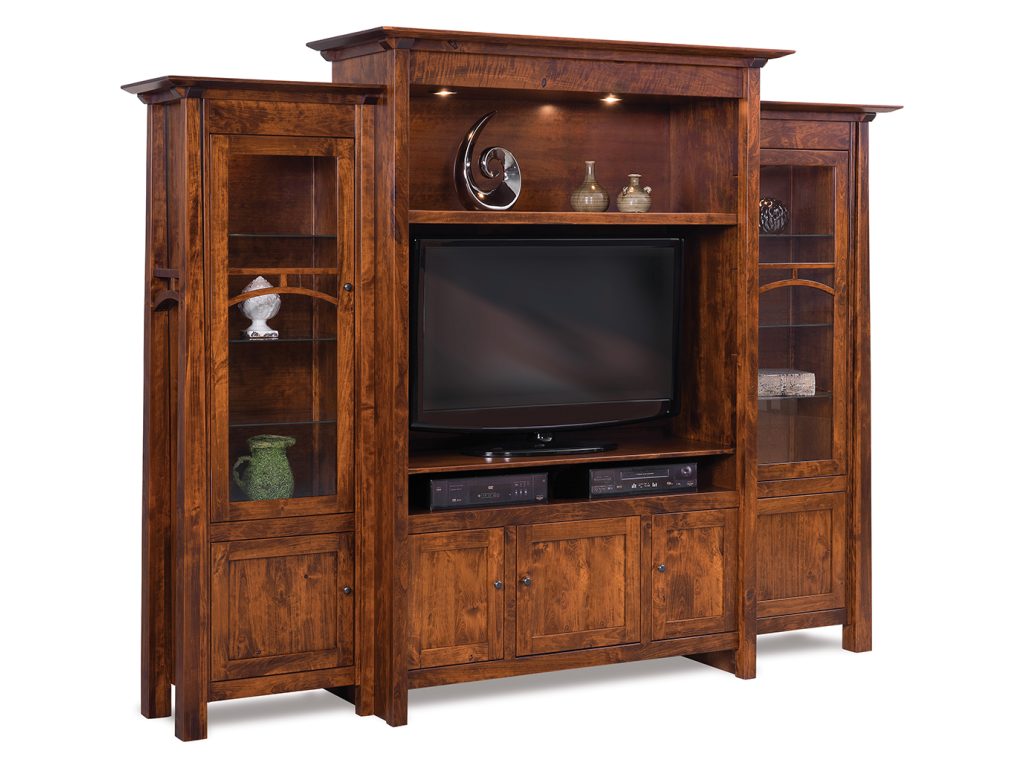 Amish Furniture of NE Artesa 3 Piece Wall Unit