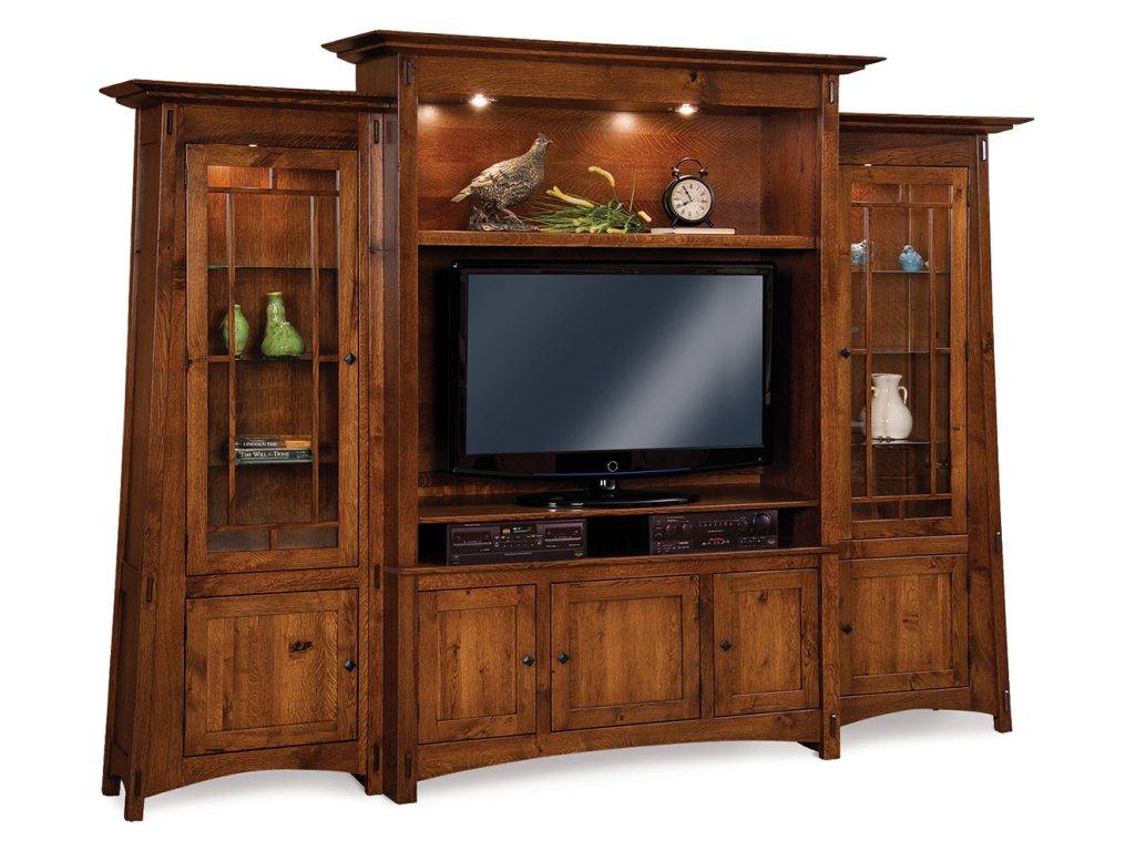 Amish Furniture of NE Colbran 4 Piece Wall Unit