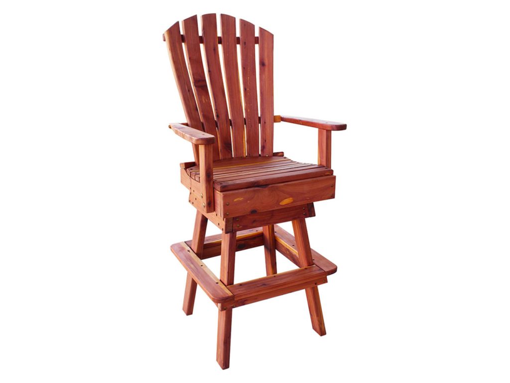 Amish Furniture of NE Lumbar Support Captain’s Chair Accent Chair
