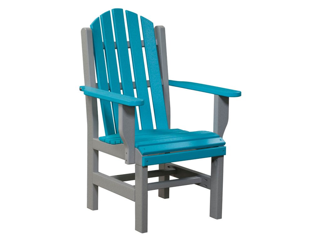 Amish Furniture of NE Adirondack Dining Chair Side, alternate view