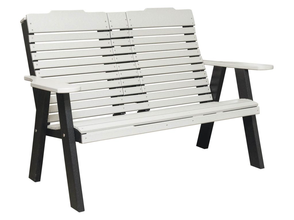 Amish Furniture of NE Curve Back Love Seat – 5′