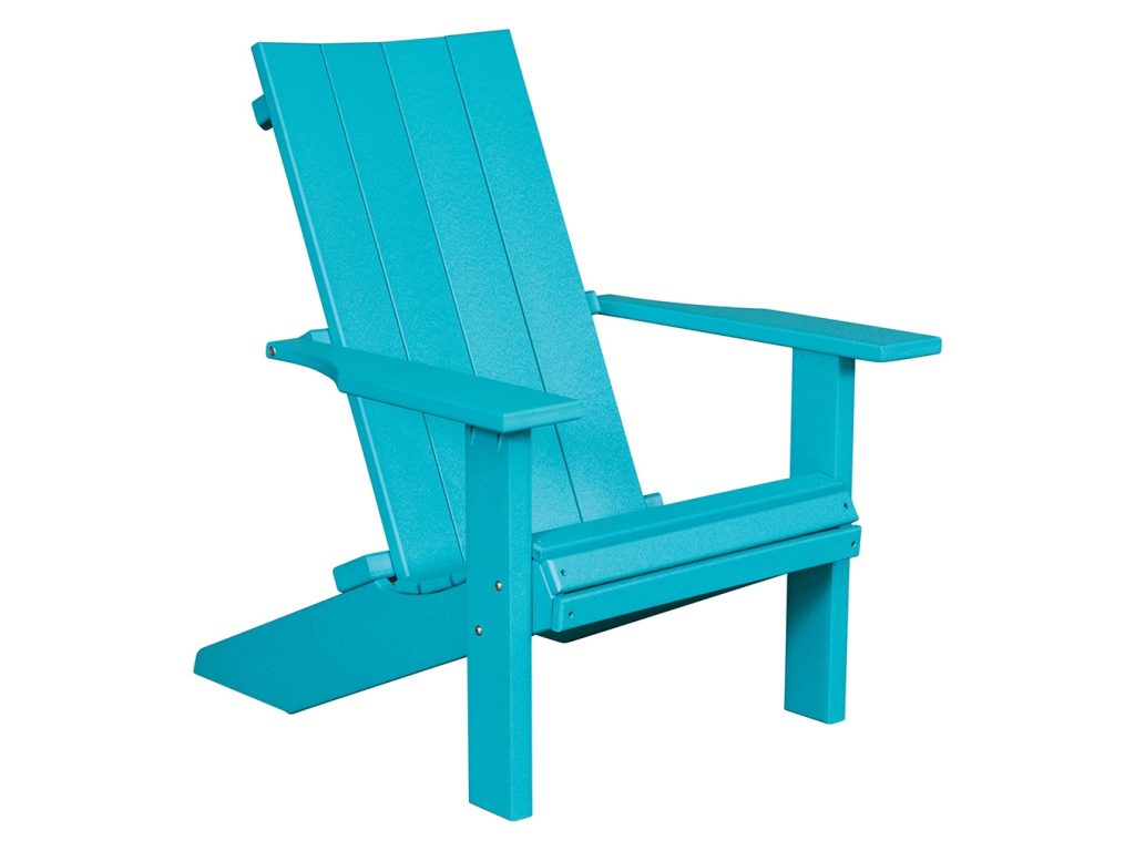 Modern Stationary Beach Chair Accent Chair