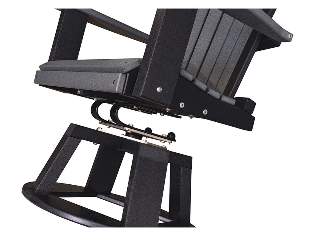 Amish Furniture of NE Adirondack Swivel Chair With Spring Base Accessory, alternate view