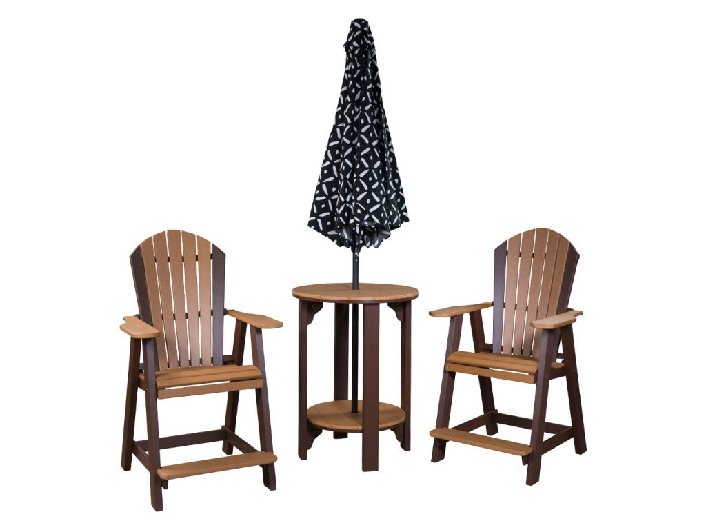 Amish Furniture of NE Adirondack Balcony Chair Accessory, alternate view