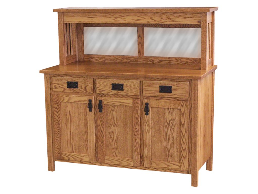 Amish Furniture of NE Classic Mission Buffet with Drawers