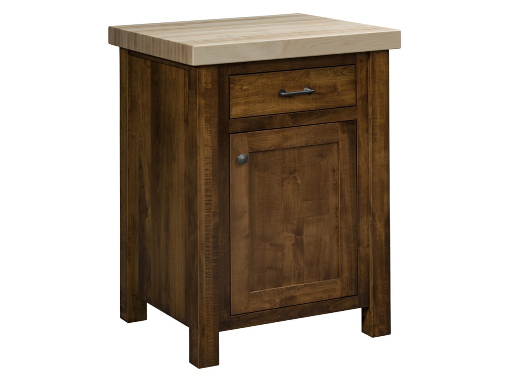 Amish Furniture of NE Bungalow Kitchen Island