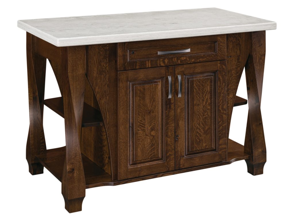 Amish Furniture of NE Lexington Island Kitchen Island