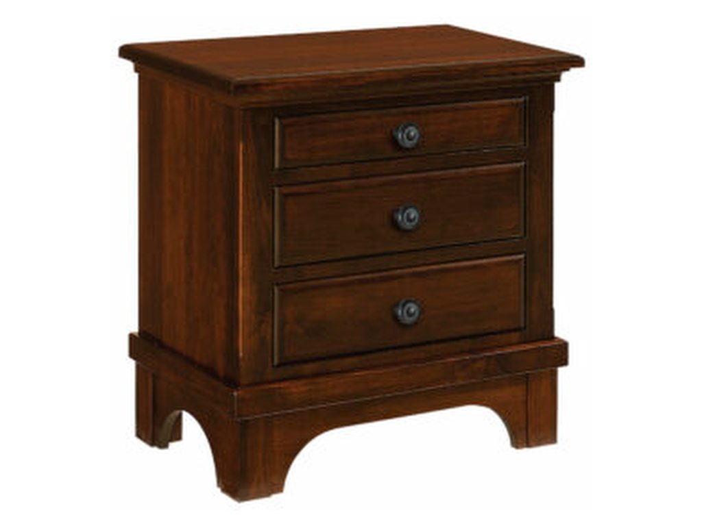 Amish Furniture of NE Hamilton Court Nightstand – 27″W Bedside Table