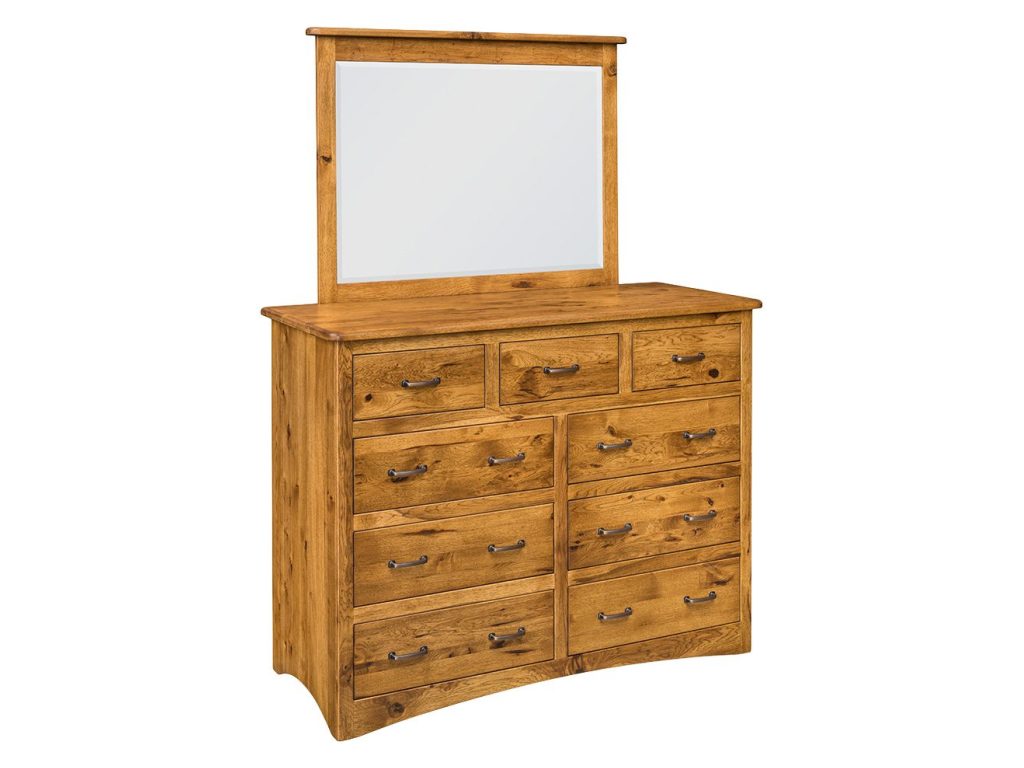Amish Furniture of NE Hudson Mule Dresser Mirror