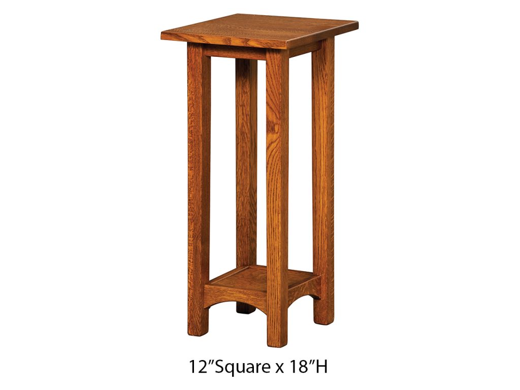 Amish Furniture of NE Arts & Crafts Plant Stand, alternate view
