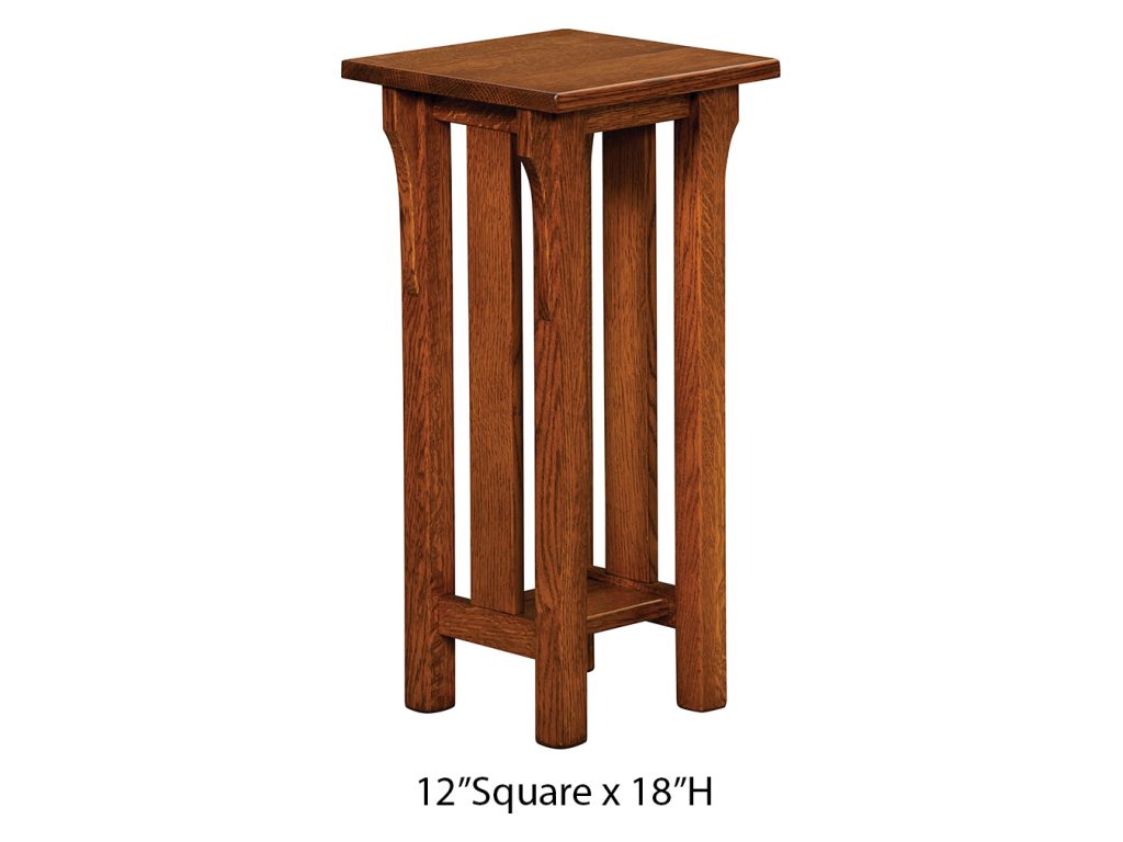 Amish Furniture of NE Elliot Mission Plant Stand, alternate view
