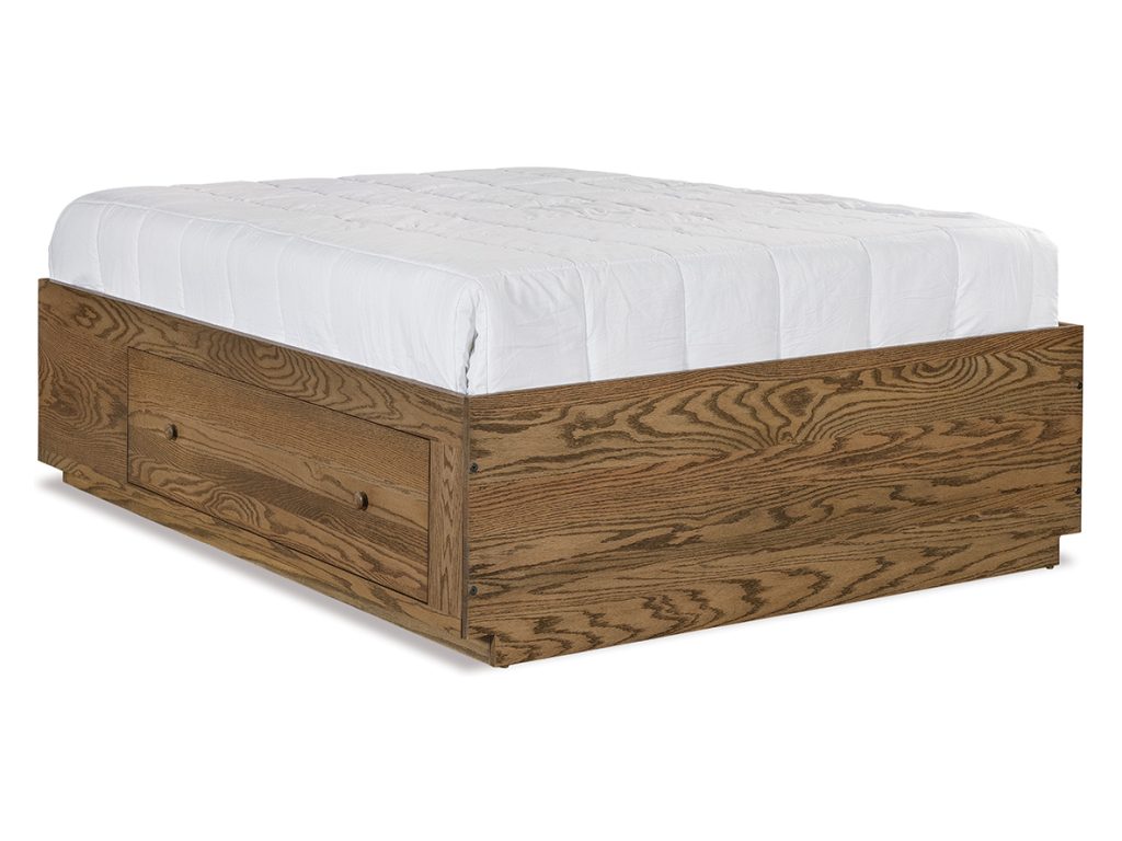 Amish Furniture of NE Platform Bed – Large Drawer