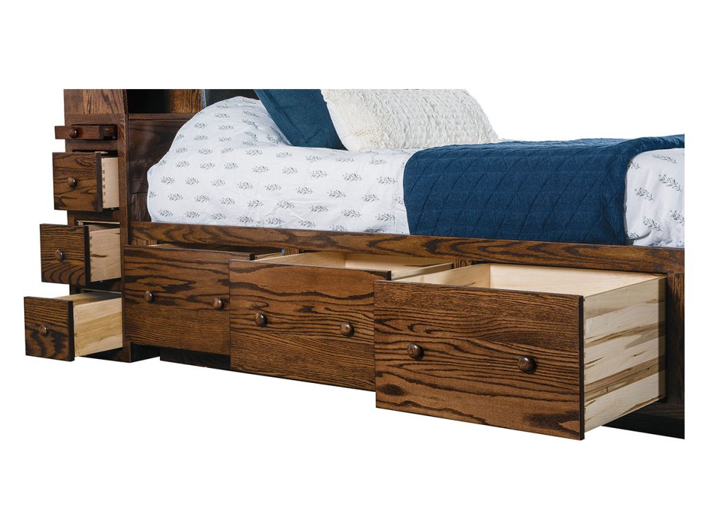 Bookcase Headboard, alternate view