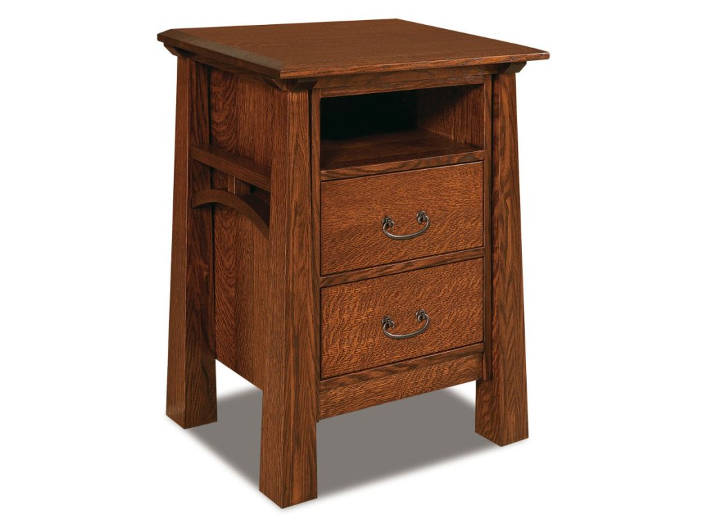 Amish Furniture of NE Artesa 2 Drawer Nightstand