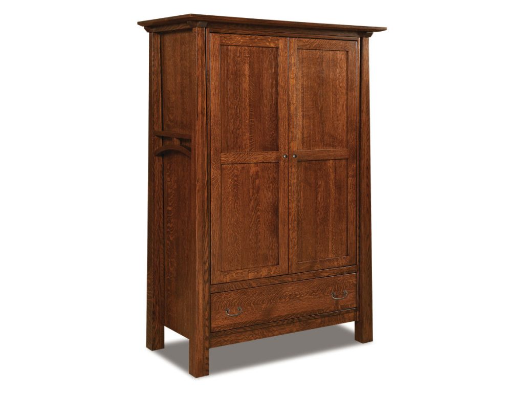 Amish Furniture of NE Artesa Wardrobe Armoire