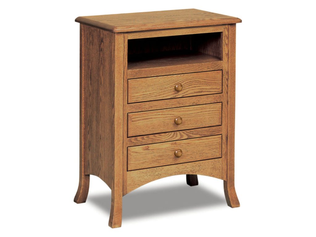 Amish Furniture of NE Carlisle 3 Drawer Nightstand
