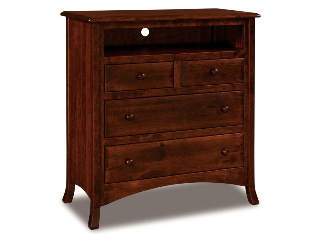 Amish Furniture of NE Carlisle 4 Drawer Media Chest