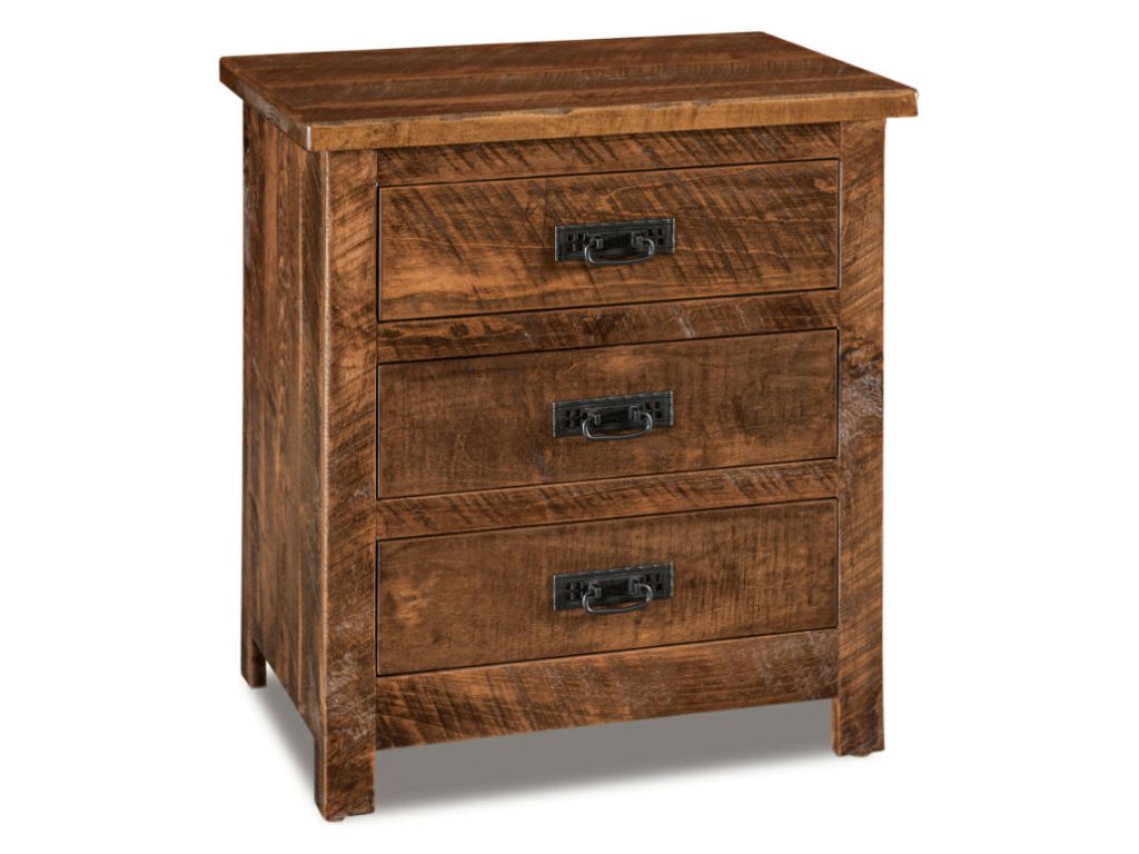 Amish Furniture of NE Dumont 3 Drawer Nightstand