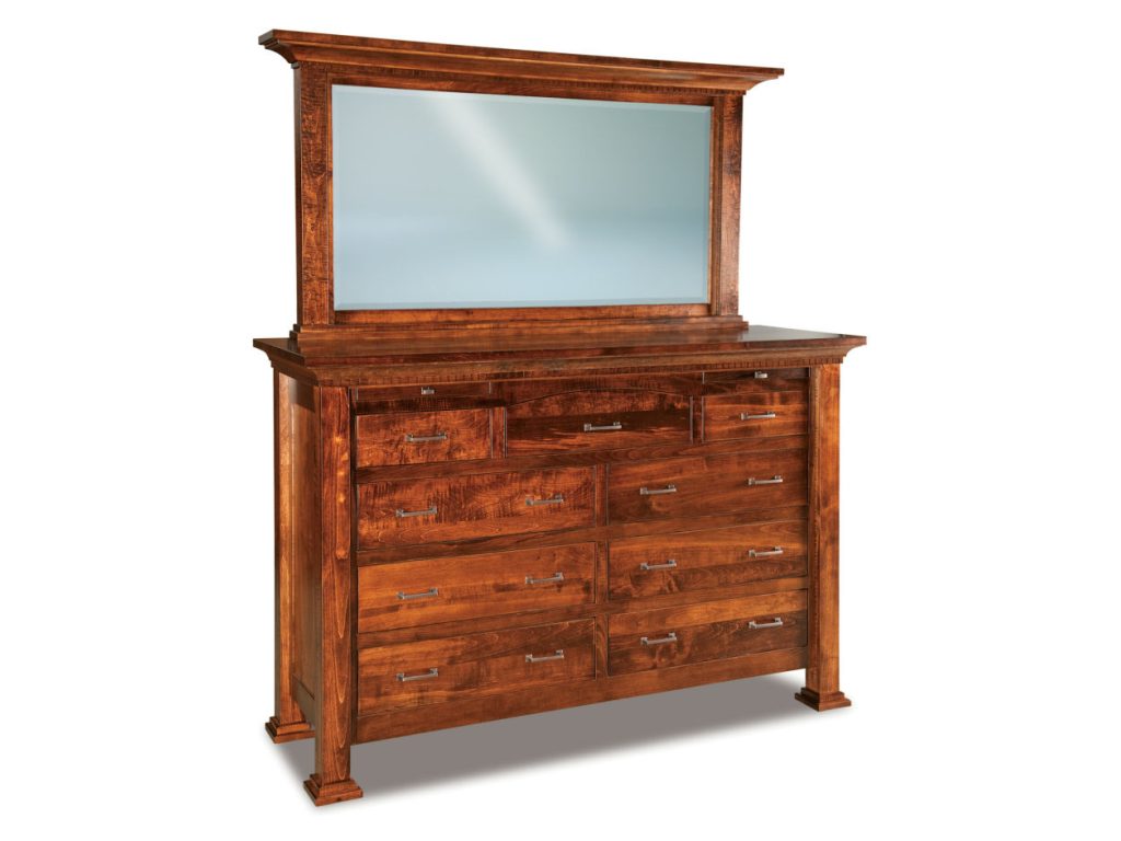 Empire 9 Drawer Dresser With Jewelry Drawer Mirror Dresser Mirror