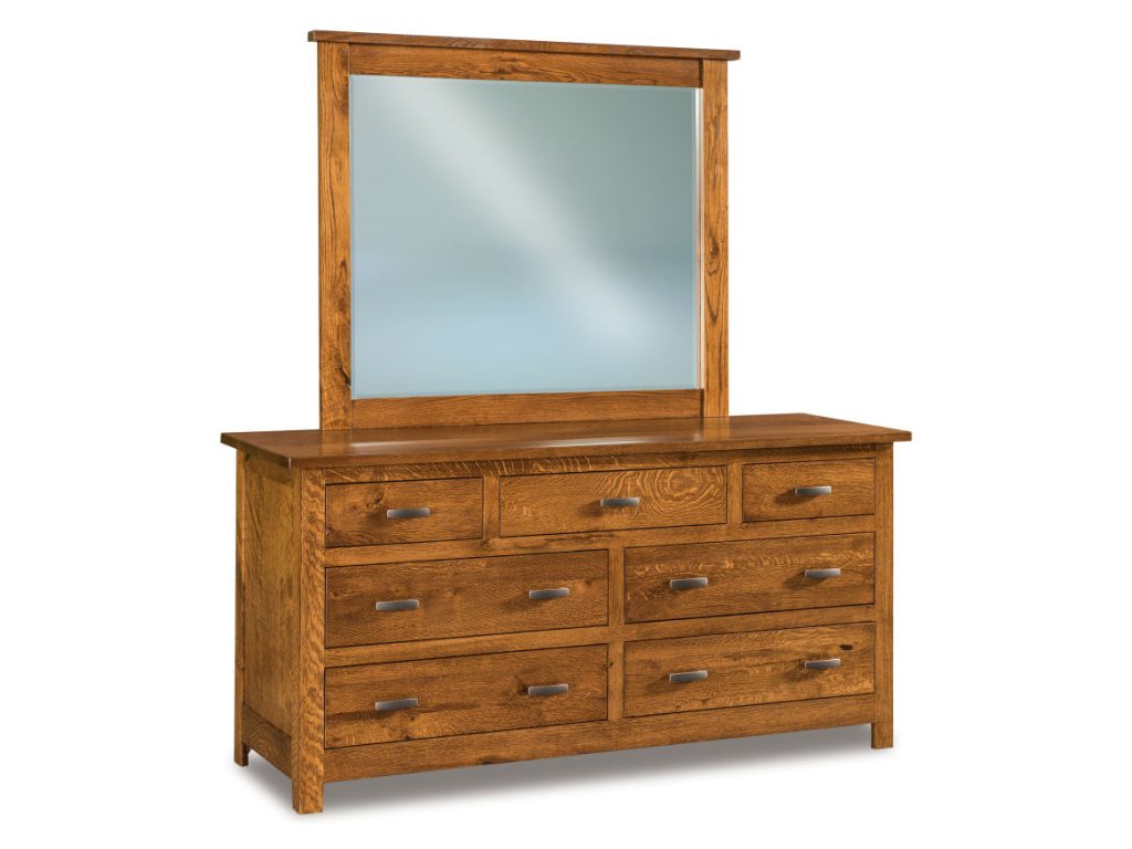 Flush Mission 7 Drawer Dresser Mirror