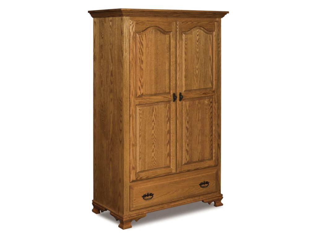 Amish Furniture of NE Heritage Wardrobe Armoire