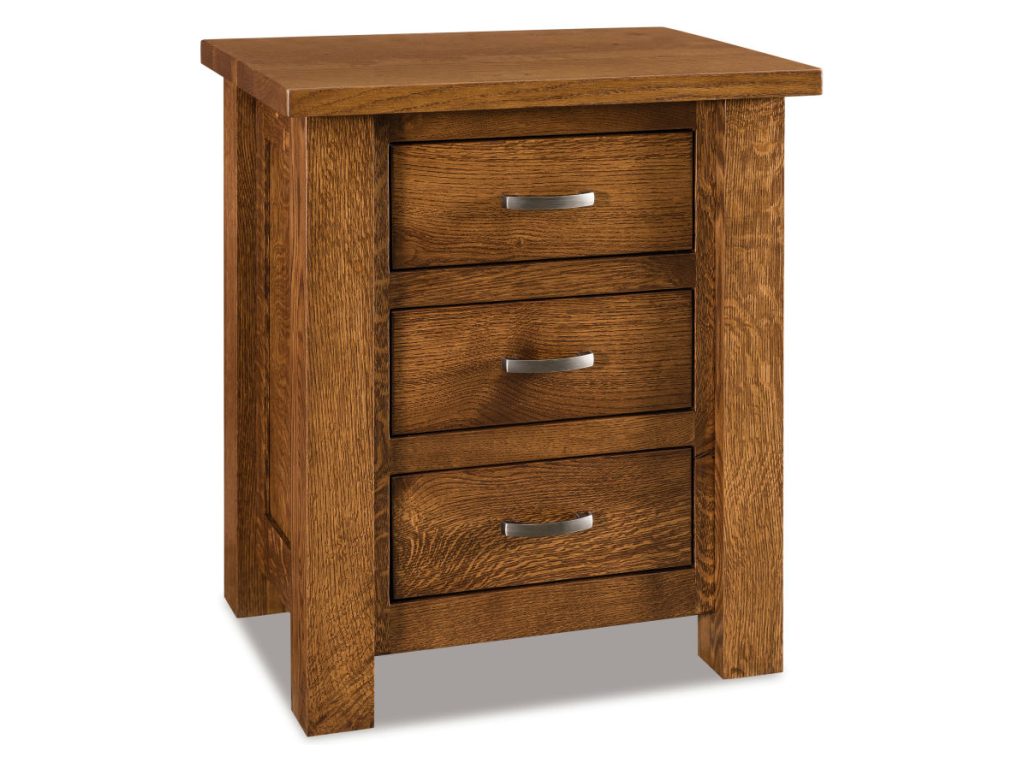 Amish Furniture of NE Heidi 3 Drawer Nightstand
