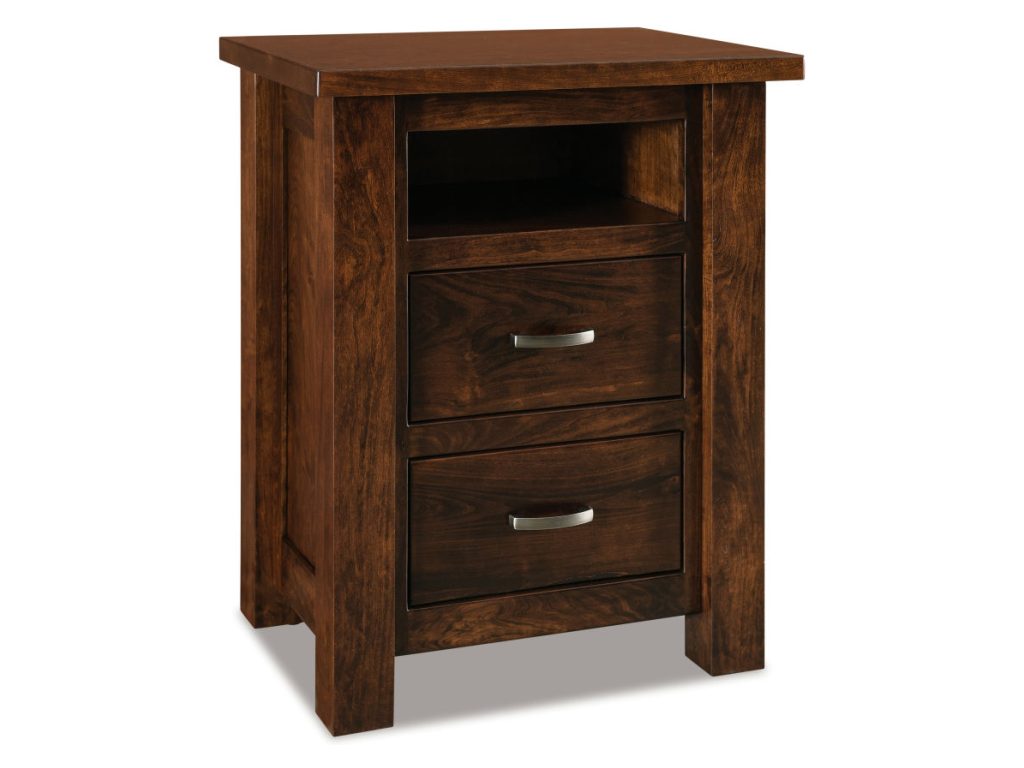 Amish Furniture of NE Heidi 2 Drawer Nightstand